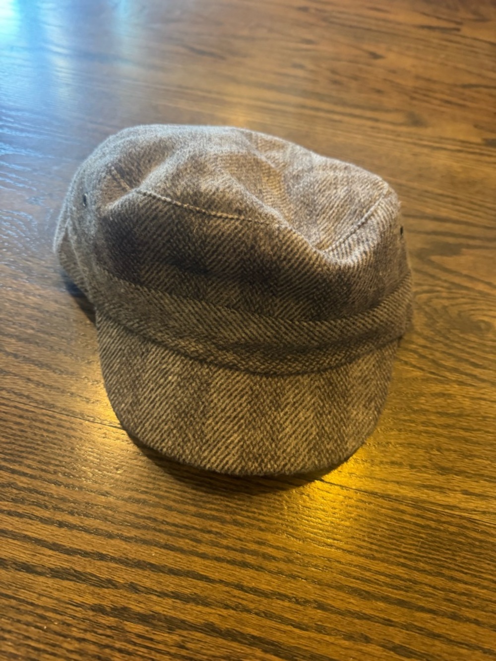 Apt. 9 Brown Herringbone Cadet Cap